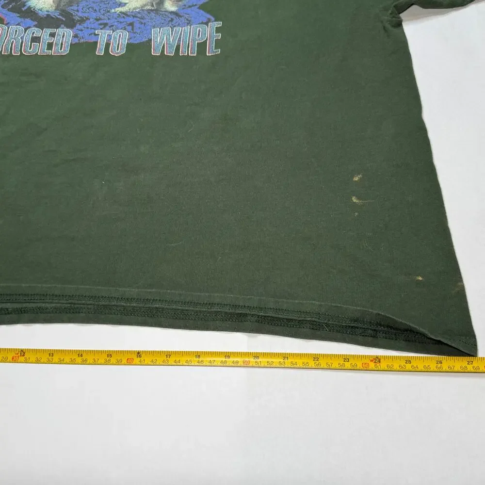 Dogecore Forced to wipe T shirt size 3XL